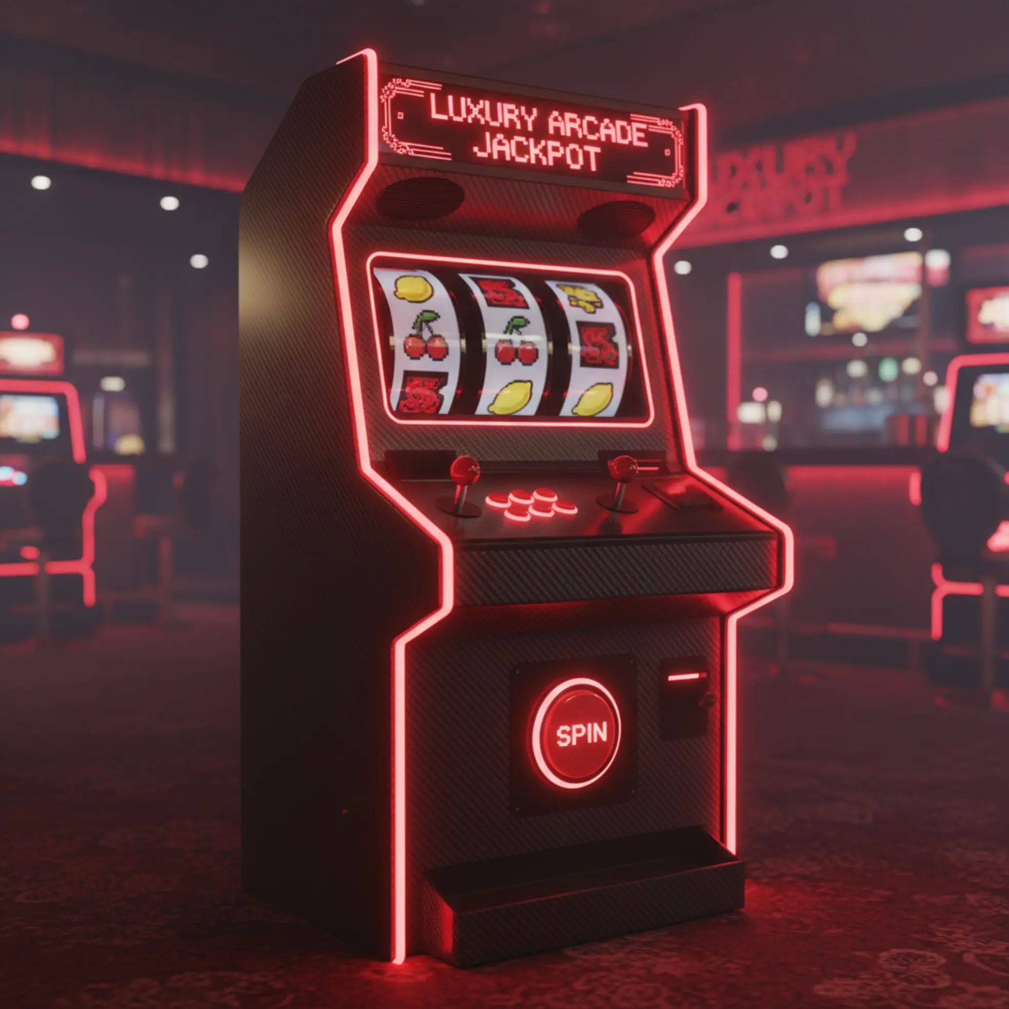 Vintage Arcade Automat mit Casino Slots